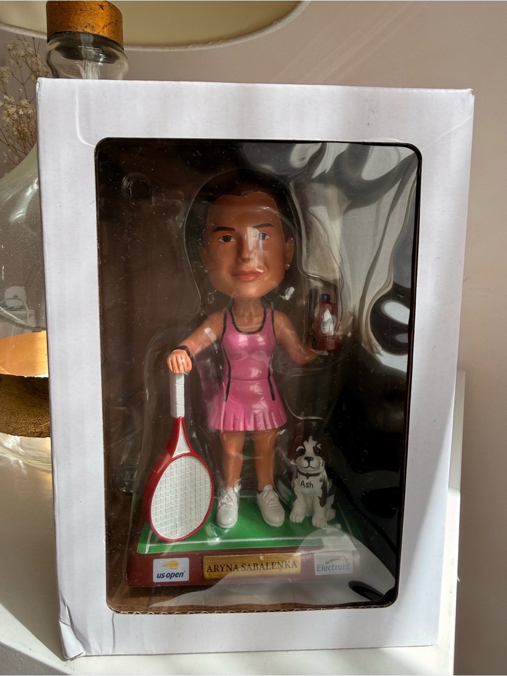 Aryna Sabalenka Pink Tennis Player Figurine – Kids Toy Collectible